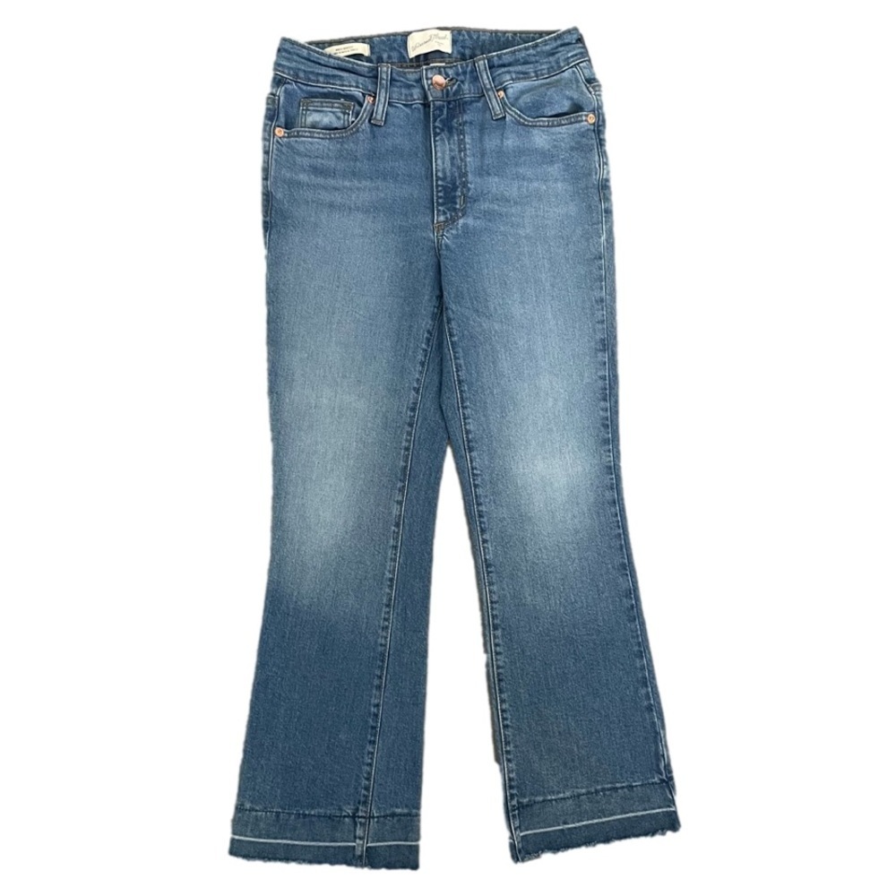 Universal Thread Ankle Bootcut Denim Jeans 00 Medium Wash Wide Leg